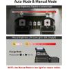 CVLIFE WildHawk X Solar Auto Brightness Red/Green Dot Sight for RMR & Full-Sized Setups, 2 MOA Dot & 48/32 MOA Circle Open Reflex Optics, Motion Awake 3000G Shockproof with Adapter for MOS & Picatinny(Red 2 MOA Dot & 48 MOA Circle)