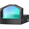 CVLIFE WolfCovert 4-Reticle 2000G Shockproof Red/Green Dot Sight for RMR, Motion Awake 32 MOA Circle & 3 MOA Dot Reflex Sight for Full-Sized Pistol, Optics Scope with Adapter for MOS & 21MM Picatinny(GREEN DOT)