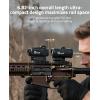 CVLIFE EagleTalon Multi Reticle Auto-Brightness Red Dot and 3X Magnifier Combo,2.95in Eye Relief,25MM Large Lens Motion Awake Red Dot Sight and Compact Magnifier with Quick Detach Mount(green dot)