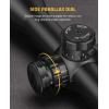 CVLIFE EagleFeather Side Focus Parallax Rifle Scope for Hunting, Illuminated Mil-Dot Reticle, 30mm Tube Long Range Scope, Second Focal Plane Riflescope(6-18×50)