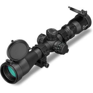 CVLIFE EagleFeather Side Focus Parallax Rifle Scope for Hunting, Illuminated Mil-Dot Reticle, 30mm Tube Long Range Scope, Second Focal Plane Riflescope(4-16×44)
