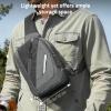 CVLIFE CCW Sling Bag for Men & Women, Tactical EDC Concealed Carry Chest Pack, Quick Draw Concealment Purse, Everyday Carry Crossbody Shoulder Bag for Travel, Hiking, Running & Daily Use, Black(Grey)
