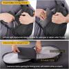 CVLIFE CCW Sling Bag with Ambidextrous Design，EDC Bag Sling Pack for Men Women, Customizable Inner Liner Tactical Crossbody Backpack for Security Work, Daily Commuting, Cycling and Hiking, Black(Black)