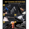 CVLIFE Gun Cleaning Kit for 9mm .223/5.56mm .38 .357 12GA, Gun Cleaning Mat with Brushes, Picks, Swabs, Patches, Oil Bottle, Gun Cleaning Supplies for Multiple Calibers