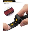 CVLIFE Rifle Sling Strap 550 Paracord 2 Point Sling with Tri-Lock Swivel for Hunting and Outdoor(Red)