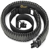 CVLIFE Rifle Sling Strap 550 Paracord 2 Point Sling with Tri-Lock Swivel for Hunting and Outdoor(Camo Grey)