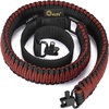 CVLIFE Rifle Sling Strap 550 Paracord 2 Point Sling with Tri-Lock Swivel for Hunting and Outdoor(Red)